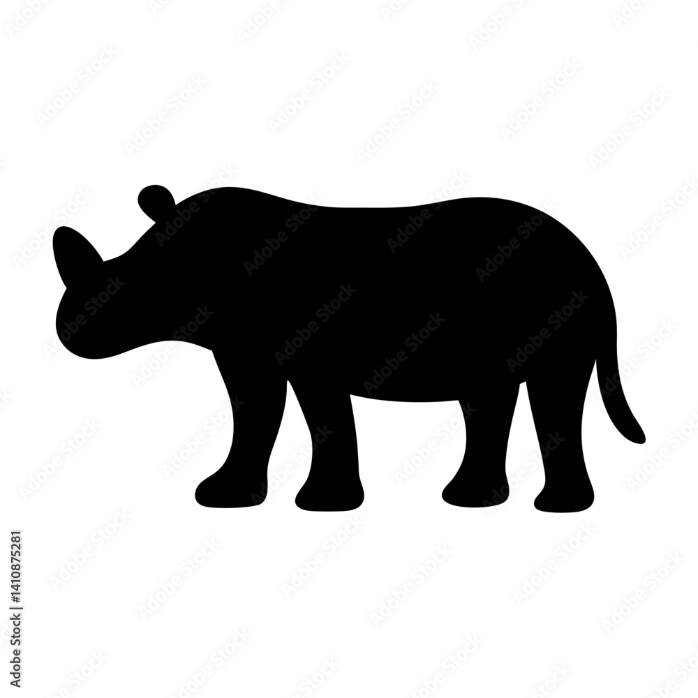 Fototapeta premium animals black silhouette icon - perfect for designs about jungle animals animals nature, wildlife, rainforest, vector art