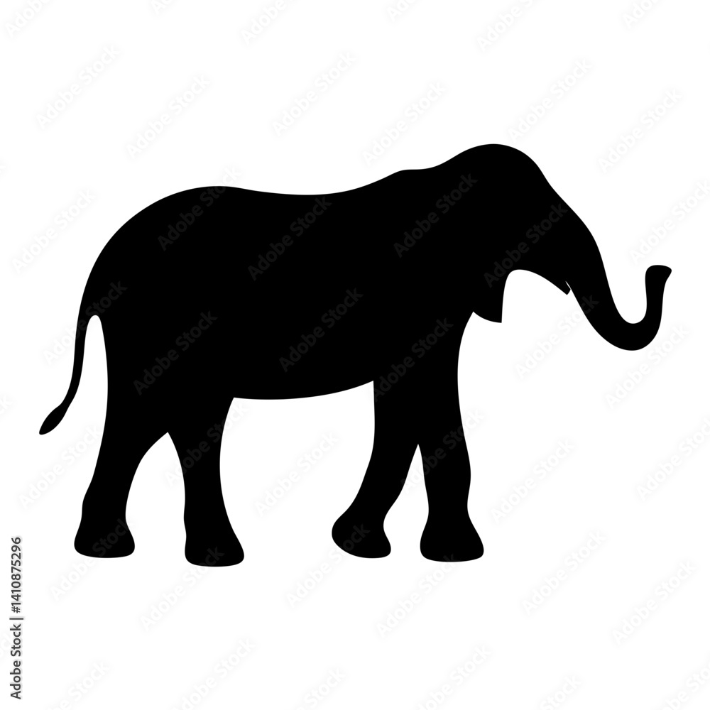 Fototapeta premium animals black silhouette icon - perfect for designs about jungle animals animals nature, wildlife, rainforest, vector art