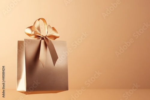 Gift bag with ribbon