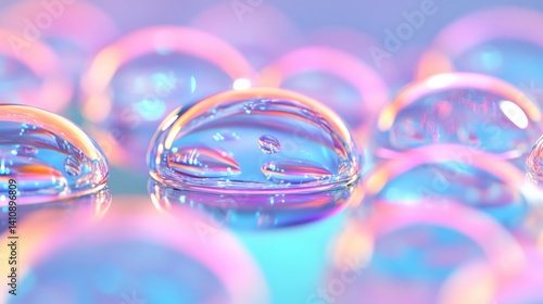 Wallpaper Mural Water drops macro Torontodigital.ca