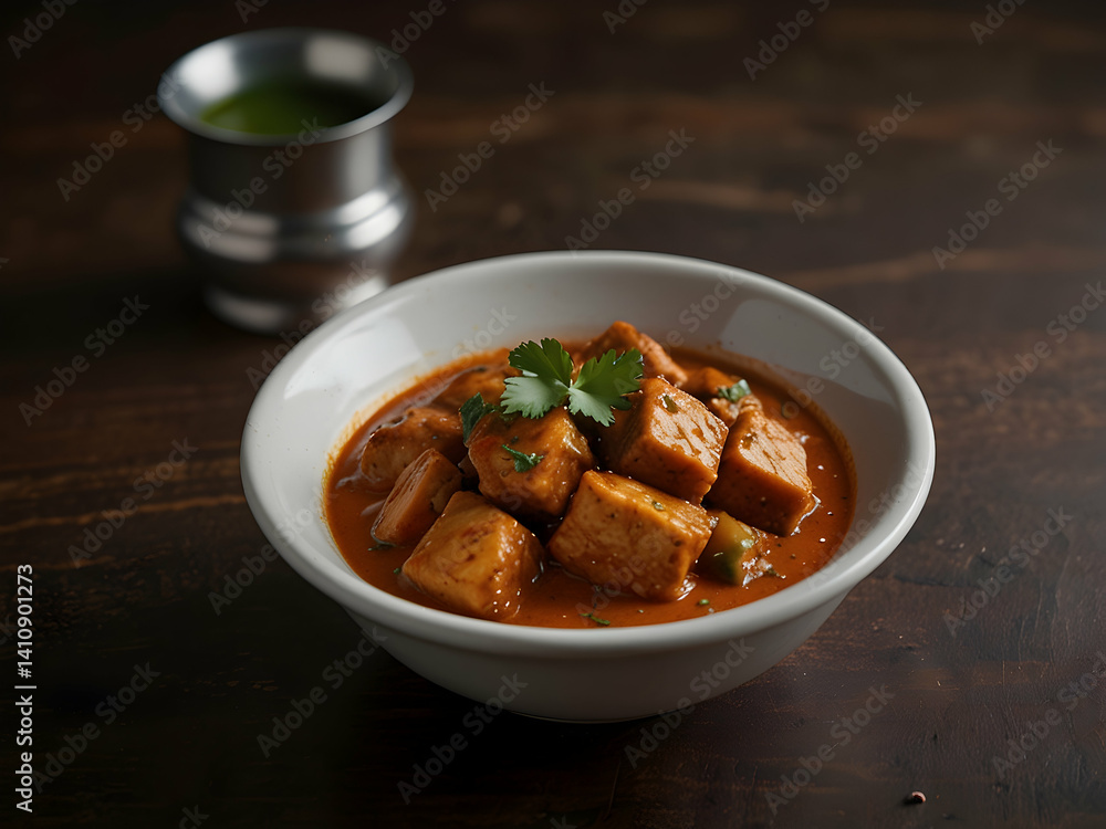 Bold Madras Fish Curry with Deep Red Sauce Bold Madras Fish Curry with Deep Red Sauce