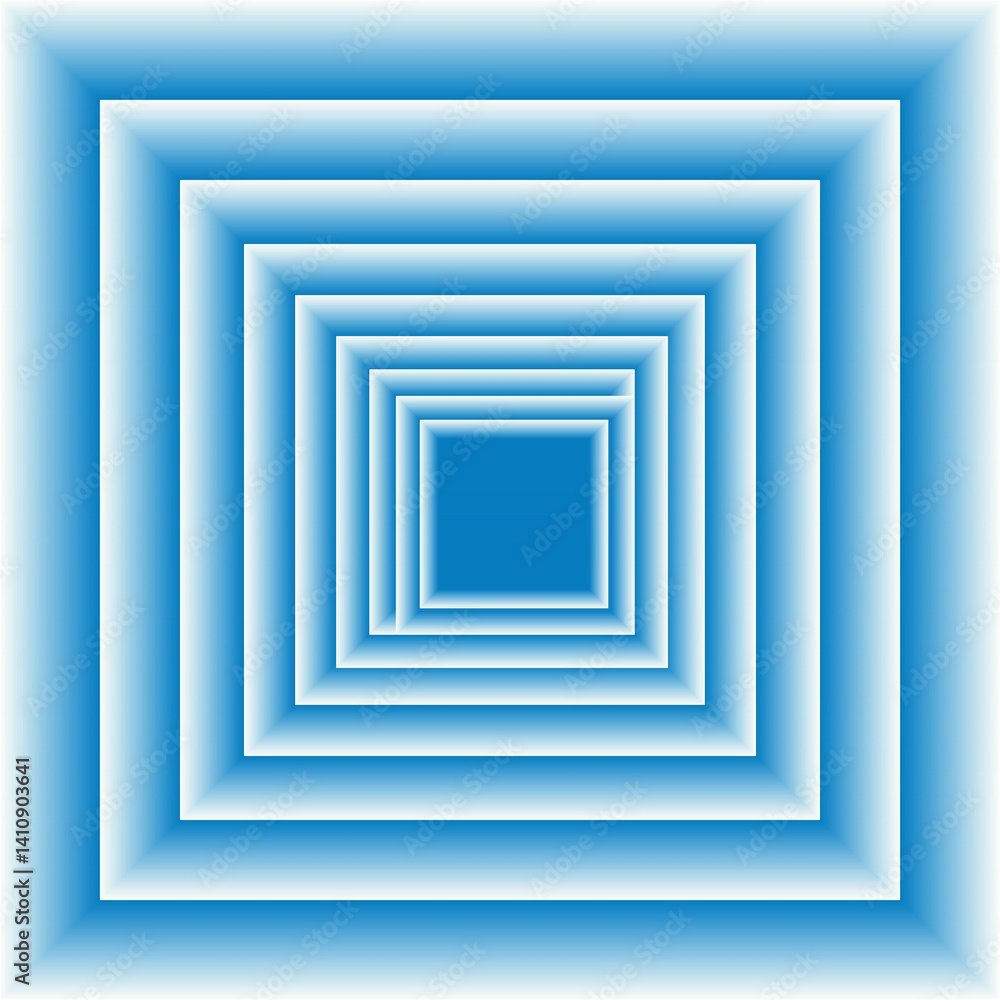 white square frame on blue background white square frame on blue background