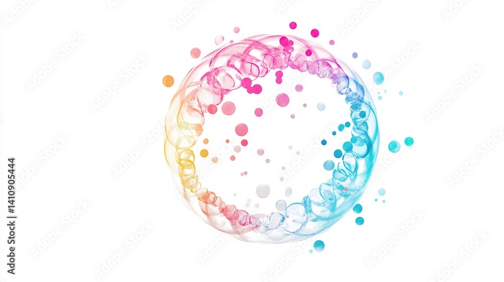 dynamic rendering of a cell with DNA dynamic rendering of a cell with DNA