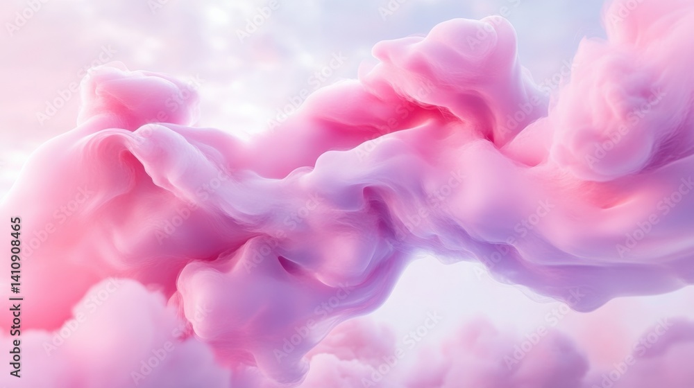 Fototapeta premium Pink cotton candy