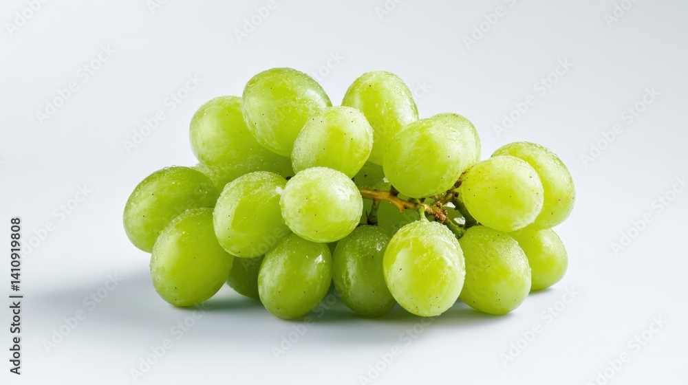 Green grapes, close up view Green grapes, close up view