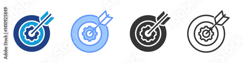 Skill Acquisition icon set multiple style collection