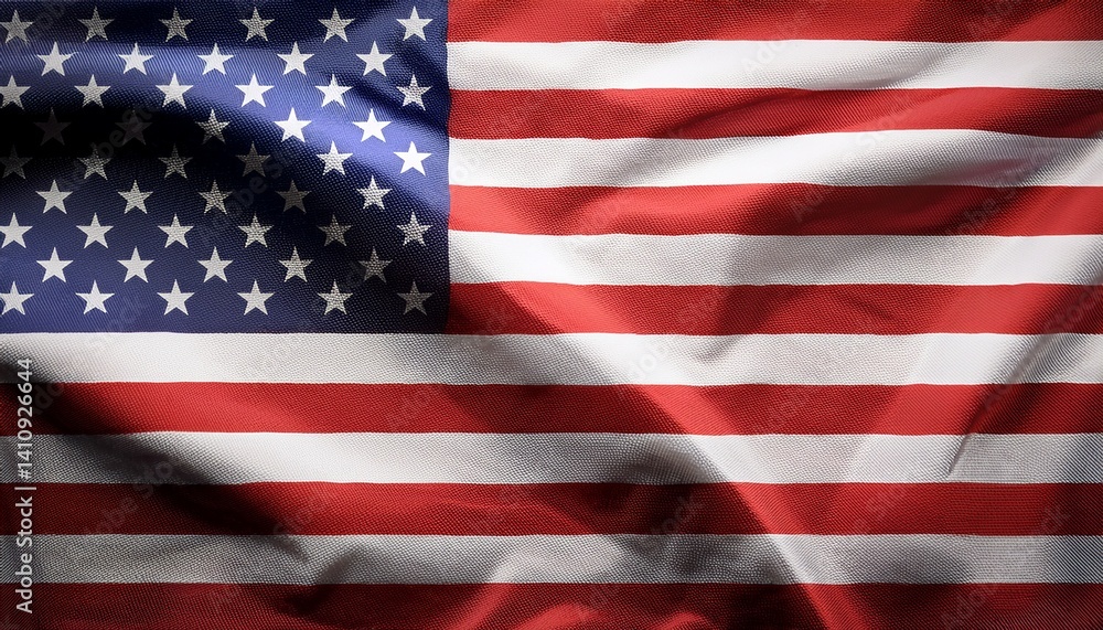 Naklejka premium The United States of America Flag
