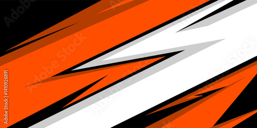 car livery design vector. racing car wrap abstract graphic background for vinyl wrap and stickers