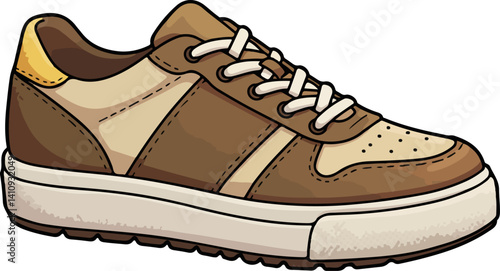 sport shoes isolated on white background