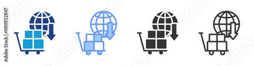 Import icon set multiple style collection
