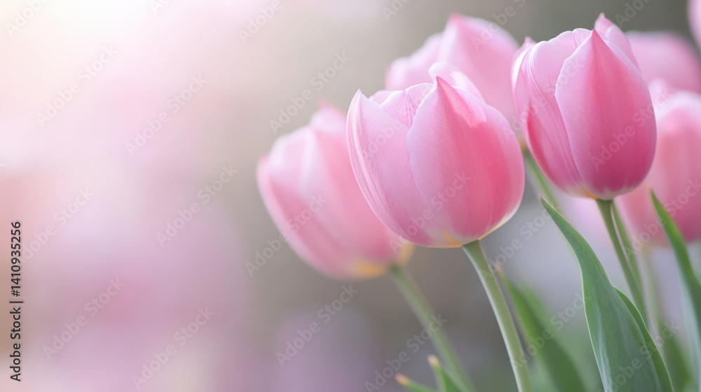 Fototapeta premium Pink tulip blossoms