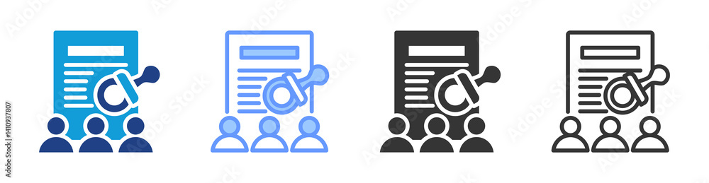 Notary Public icon set multiple style collection Notary Public icon set multiple style collection