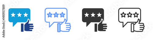 Testimony icon set multiple style collection