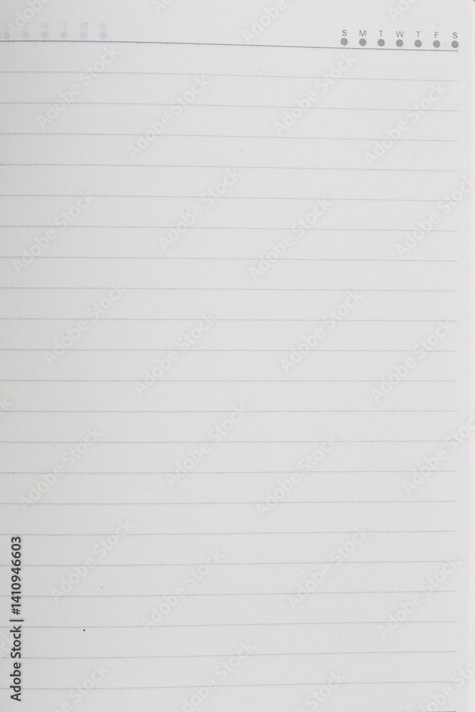 Blank Notepad for Creative Note Taking and Ideas