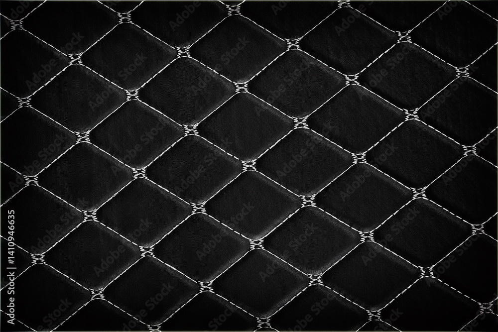 Textured carpet Pattern with white Stitching Detail.