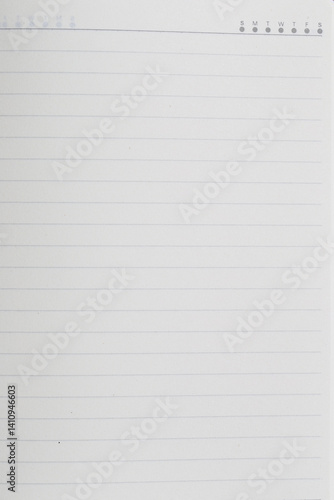 Obraz na płótnie Blank Notepad for Creative Note Taking and Ideas w salonie