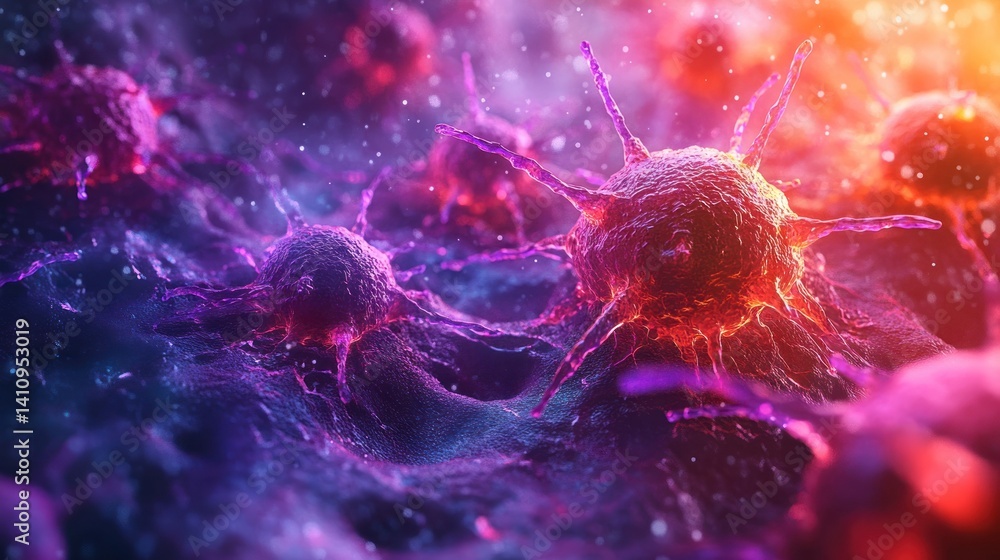 Obraz premium Complex cell structures