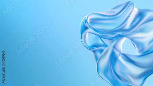Abstract blue fabric texture design