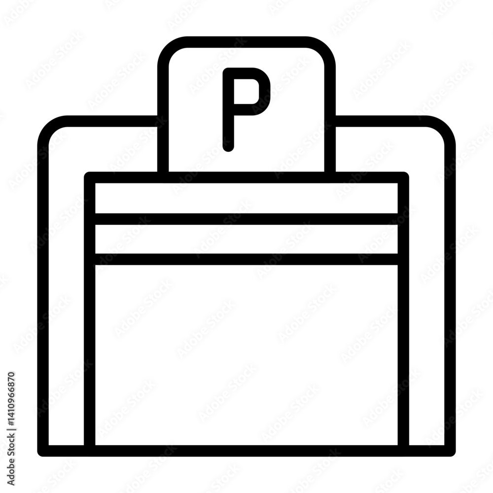 Parking garage Icon Parking garage Icon