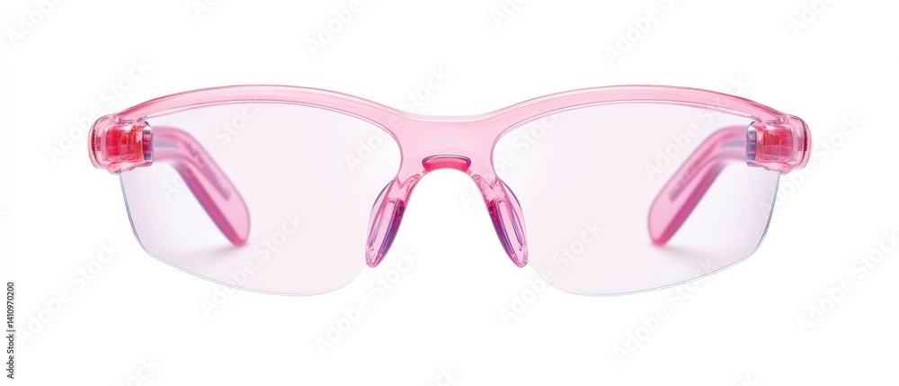 Fototapeta premium Pink eye safety glasses