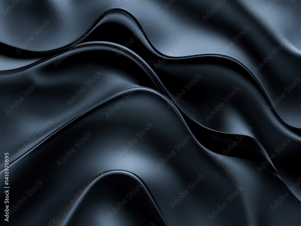 Fototapeta premium Abstract dark wave background