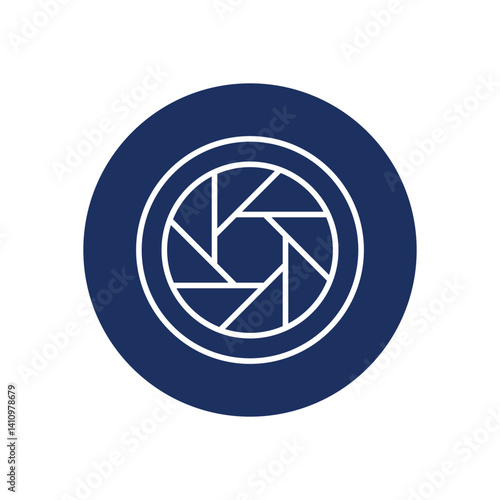 Shutter icon vector stock illustration