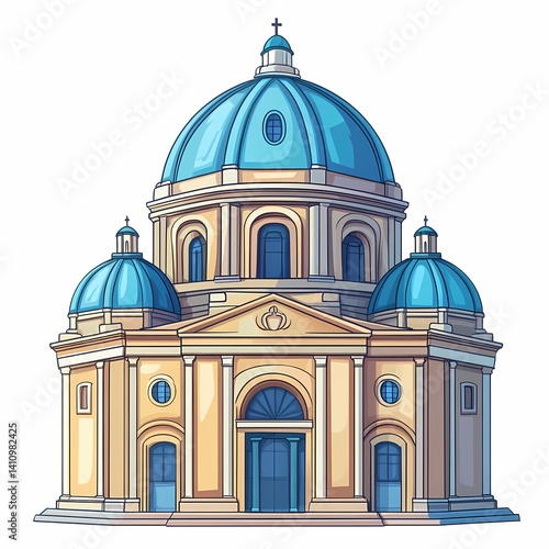 Explore the Iconic Three Dome Cathedral - A Historical and Ornate Architectural Landmark