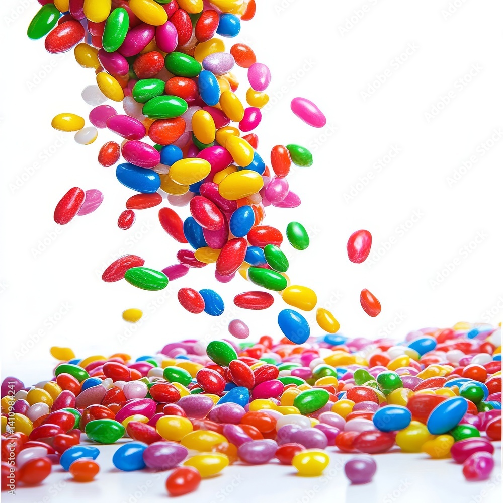 A Colorful Cascade of Candies A Colorful Cascade of Candies