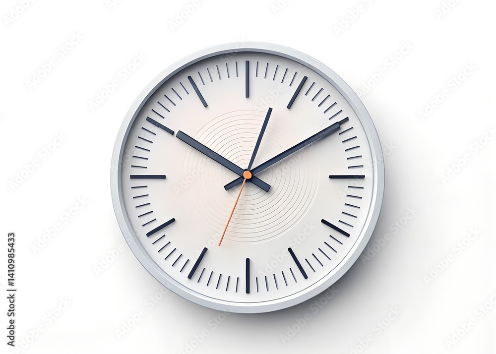 Minimalist timekeeping: a stylish and modern clock on display, it embodies both elegance and utility, offering a visual representation of the passage of time. Minimalist timekeeping: a stylish and modern clock on display, it embodies both elegance and utility, offering a visual representation of the passage of time.