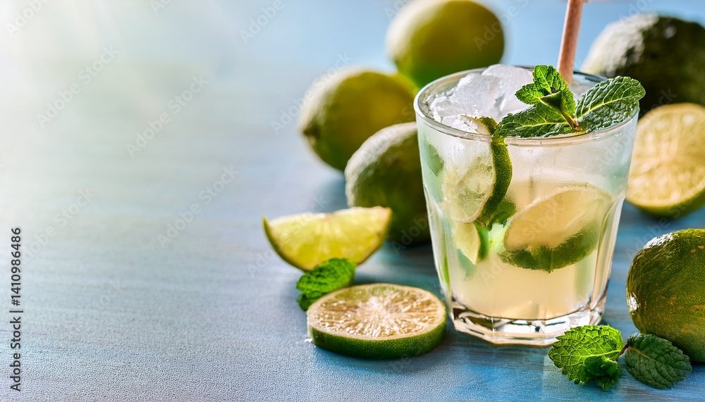 Fototapeta premium Summer Mojito Mocktail