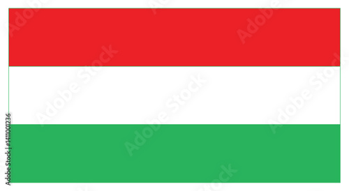 Rectangle Hungary Flag Europe Country