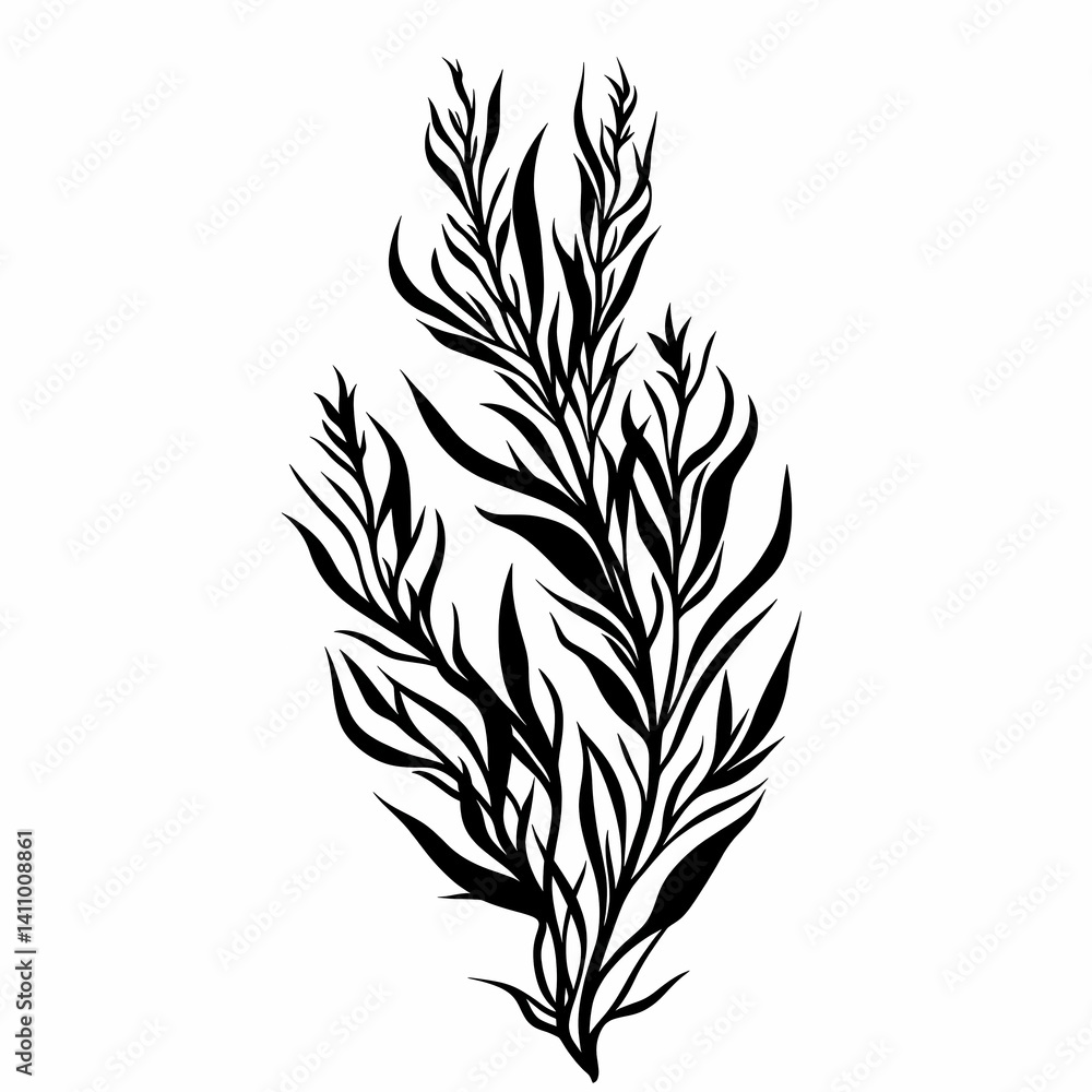 Monochrome Botanical Art. Minimalist Leaf and Flora Design for Eco-Friendly Home Decor Monochrome Botanical Art. Minimalist Leaf and Flora Design for Eco-Friendly Home Decor