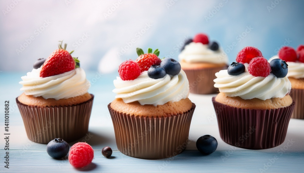berries cupcakes berries cupcakes