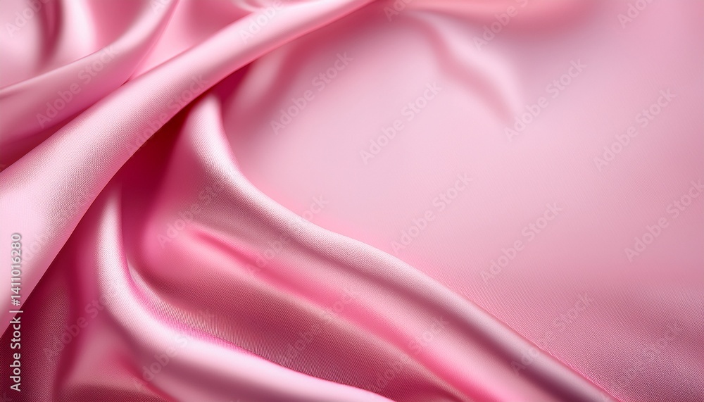 Obraz premium Pink silk satin background