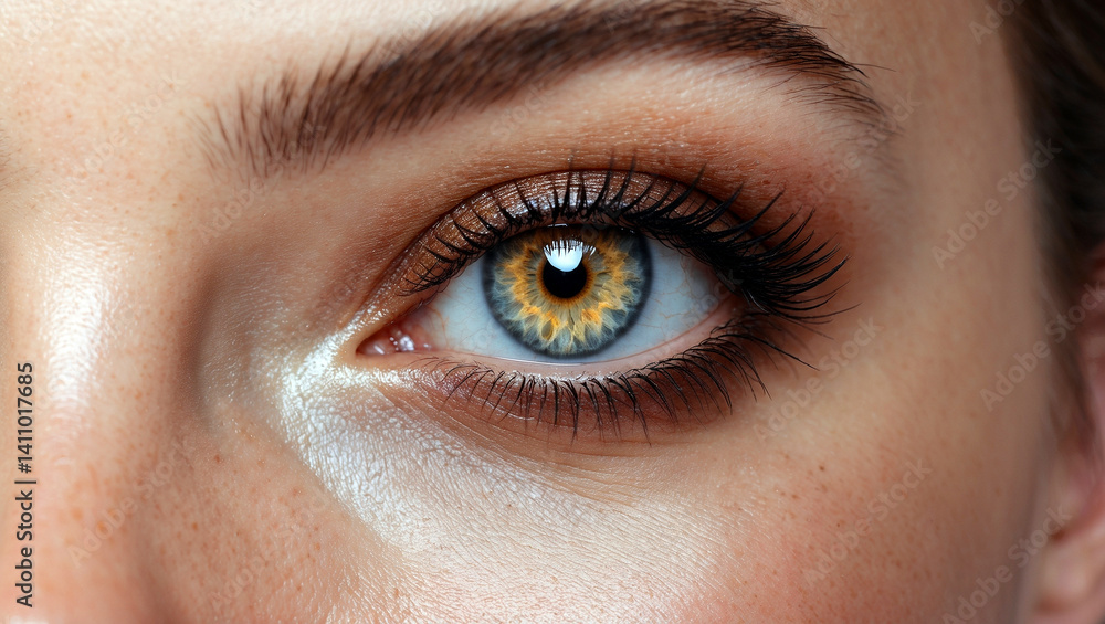 close up of female eye close up of female eye