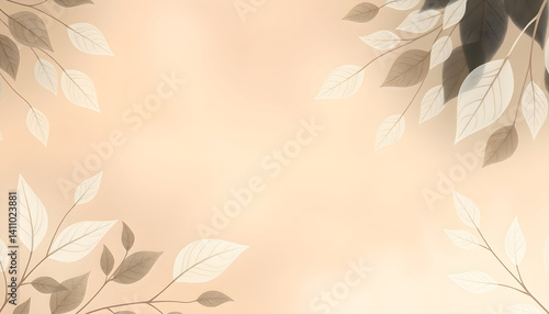 autumn background with leaves