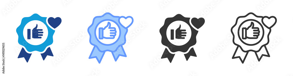 Appraisal icon set multiple style collection Appraisal icon set multiple style collection