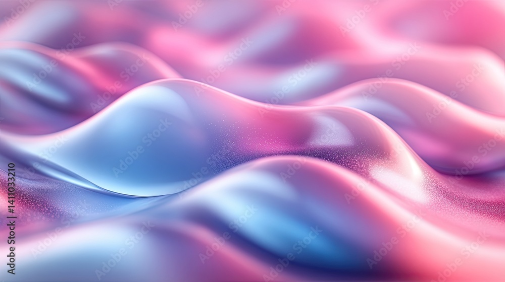 Obraz premium Pink blue wavy abstract texture background