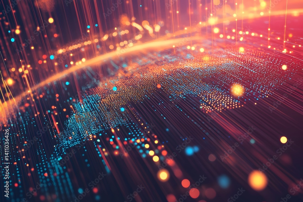 Global network connection world map , Generative AI Global network connection world map , Generative AI