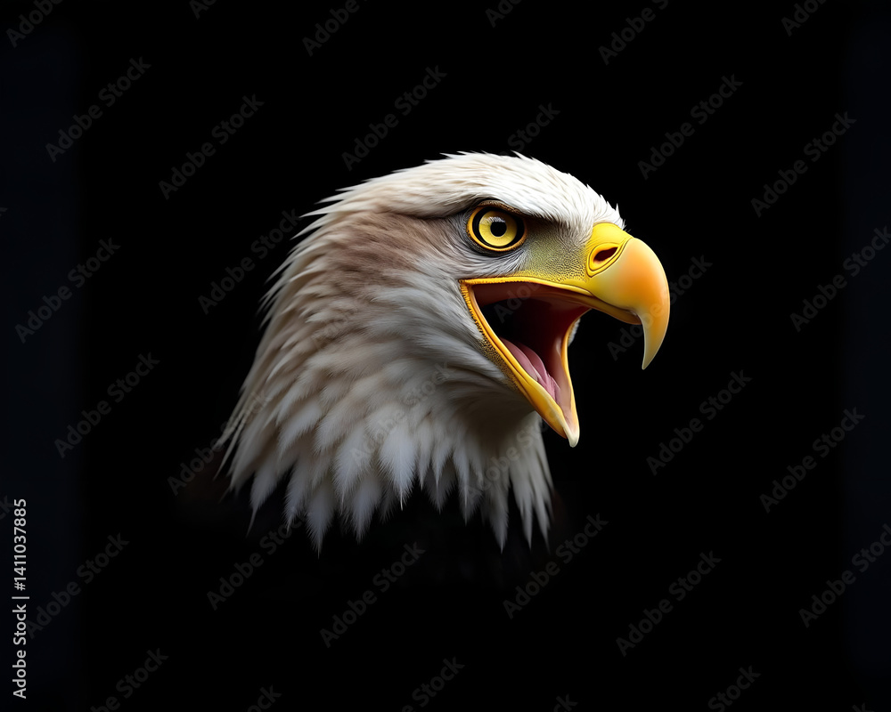 Fototapeta premium Close-up of Fierce Eagle.