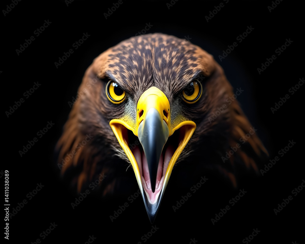Fototapeta premium Close-up of Fierce Eagle.