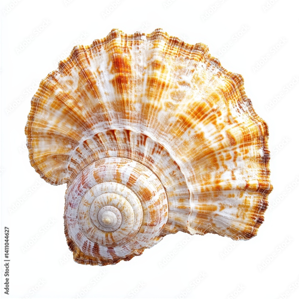 Obraz premium Seashell, intricate spiral