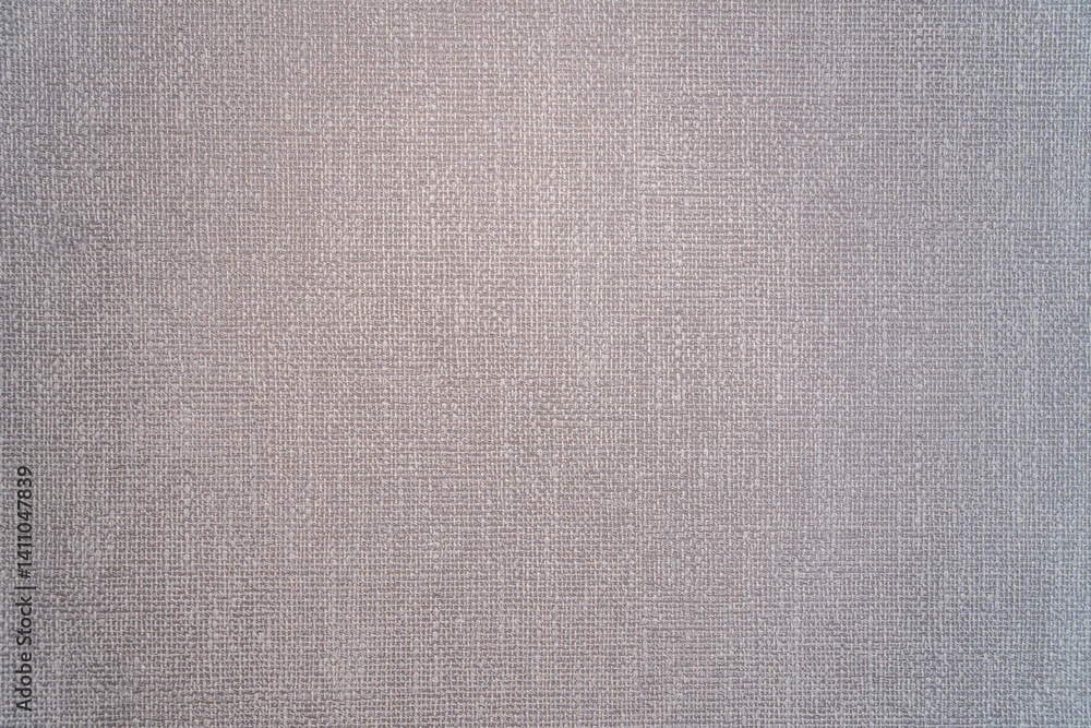 Detailed view of gray textile surface with a crosshatched woven pattern, ideal for backgrounds or material design references Detailed view of gray textile surface with a crosshatched woven pattern, ideal for backgrounds or material design references