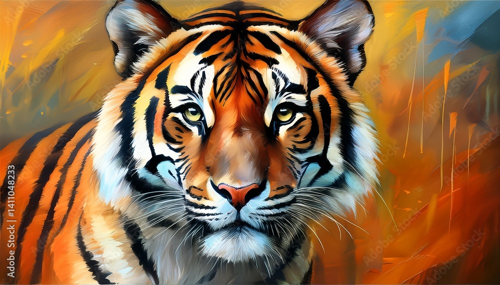 Fototapeta premium Tigerportrait