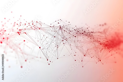 Global network connection world map , Generative AI