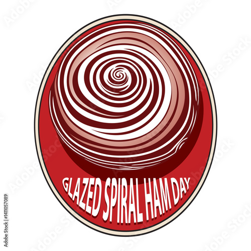 Sticker Glazed Spiral Ham Day