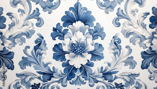 Ornate floral pattern design