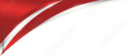 Elegant Gold and Red Corner Border Background