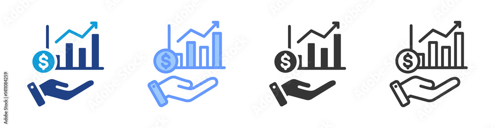 Sales Management icon set multiple style collection Sales Management icon set multiple style collection