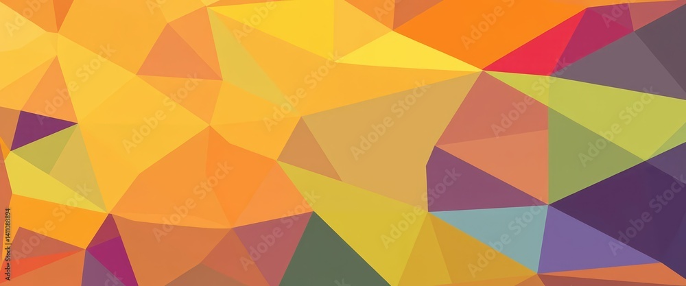 Obraz premium Abstract geometric background featuring a stylish vector pattern of interconnected triangles; ample copy space, copy space background, empty space background